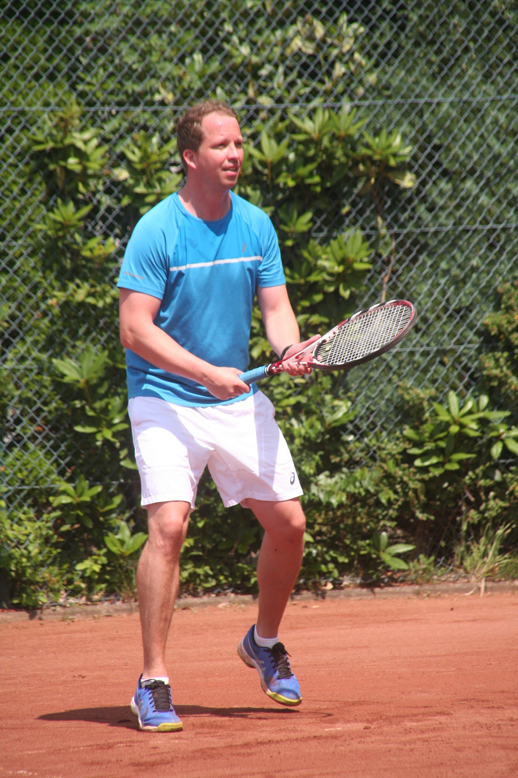 Tennisspieler des TCBWO auf dem Platz